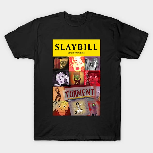 Broadway Zombie Torment Slaybill T-Shirt by jrbactor